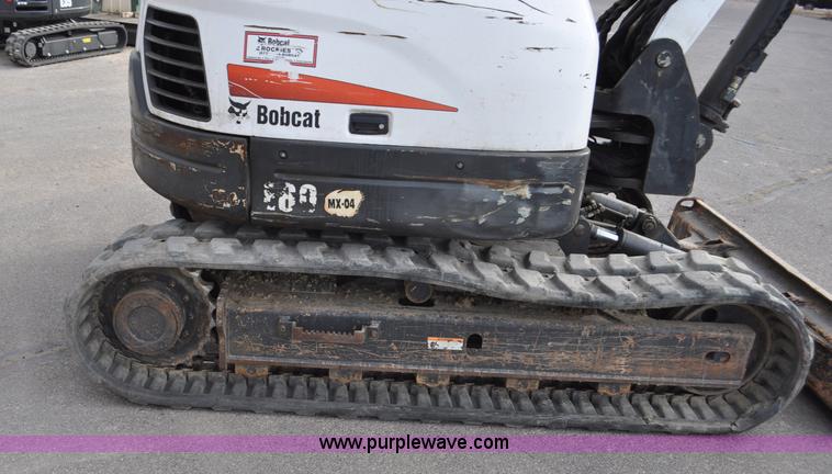 image for item G7086 2010 Bobcat E80 compact excavator