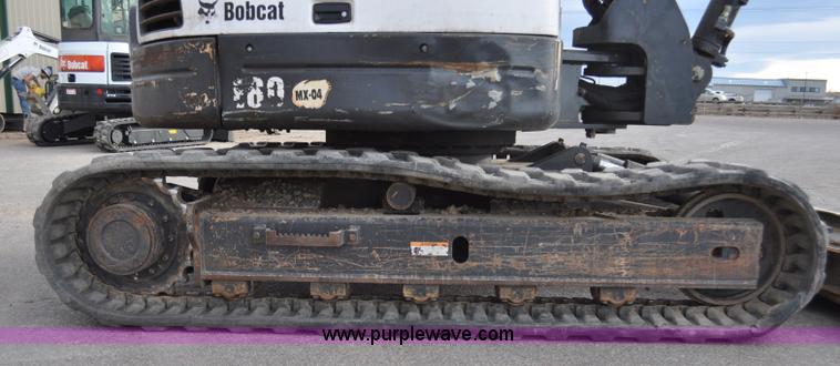 image for item G7086 2010 Bobcat E80 compact excavator