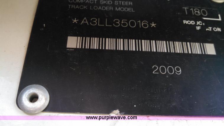 image for item I6269 2009 Bobcat T180 skid steer