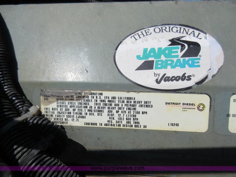 image for item I6460 1996 Freightliner FLD semi truck