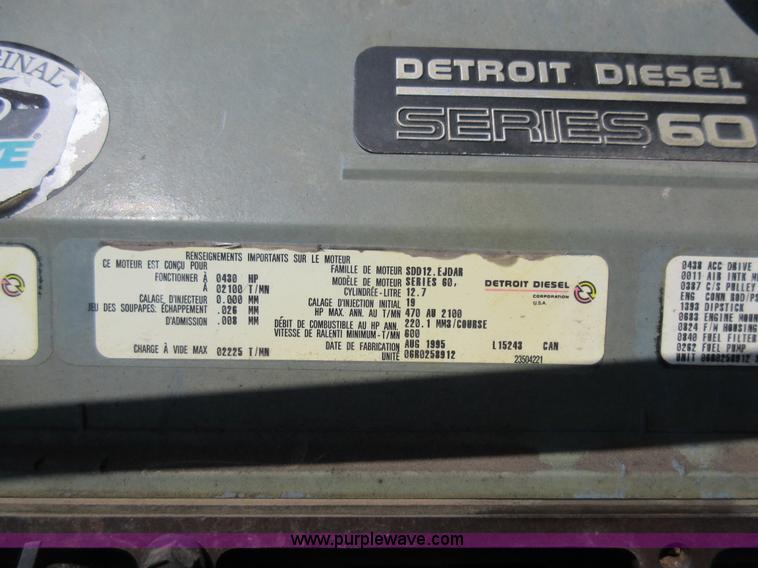 image for item I6460 1996 Freightliner FLD semi truck