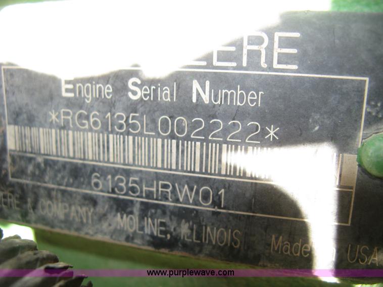 image for item J2983 2008 John Deere 9630 4WD tractor