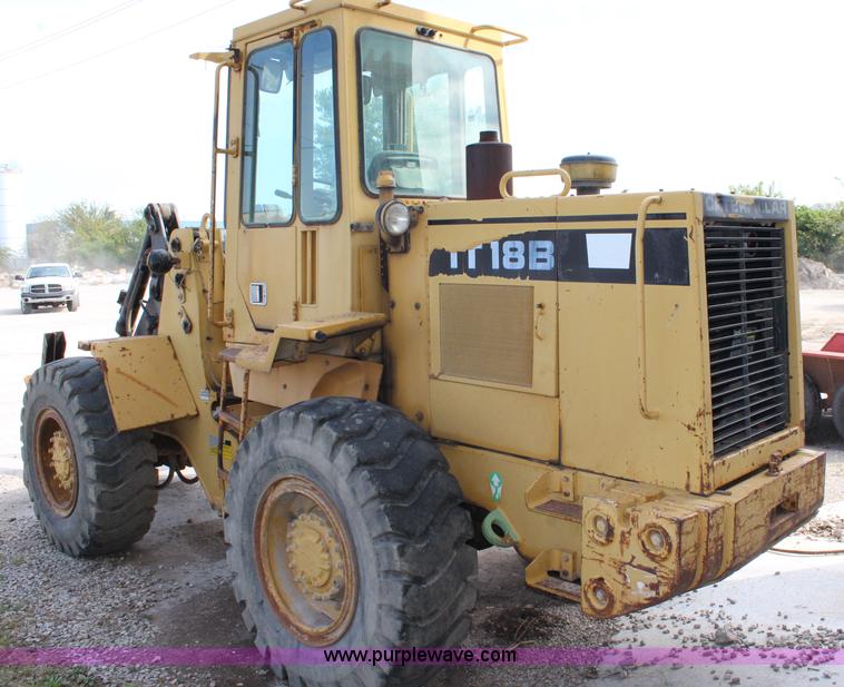 image for item J3700 1989 Caterpillar IT18B wheel loader