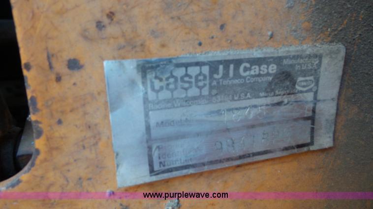 image for item J4546 1978 Case 1845 skid steer