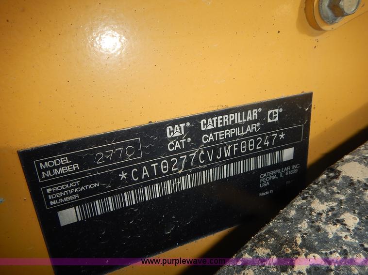 image for item J4743 2007 Caterpillar 277C skid steer