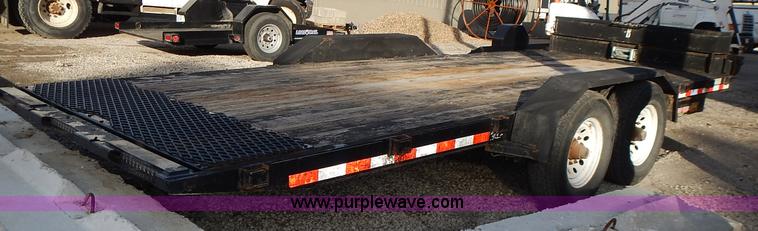 image for item J6323 2011 H&H tilt deck trailer
