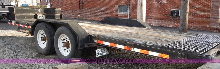 image for item J6323 2011 H&H tilt deck trailer