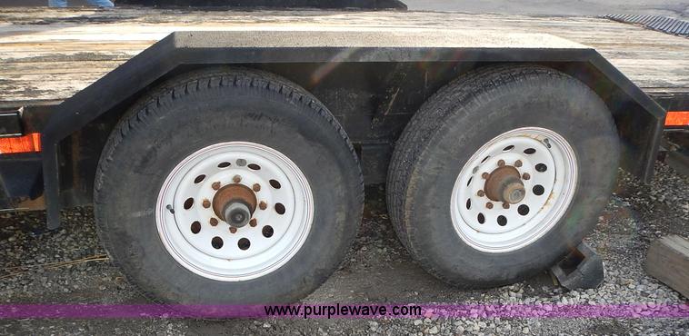 image for item J6323 2011 H&H tilt deck trailer