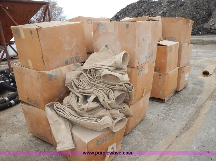 image for item J6330 Approximately 300 asphalt plant bag house bags