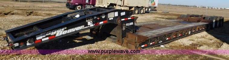 image for item J7482 2006 Eager Beaver 55 GLS lowboy equipment trailer