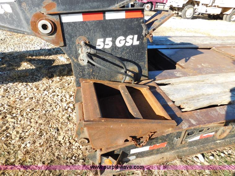 image for item J7482 2006 Eager Beaver 55 GLS lowboy equipment trailer
