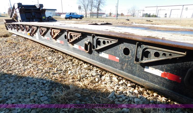 image for item J7482 2006 Eager Beaver 55 GLS lowboy equipment trailer