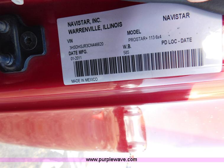 image for item J7491 2012 International ProStar semi truck