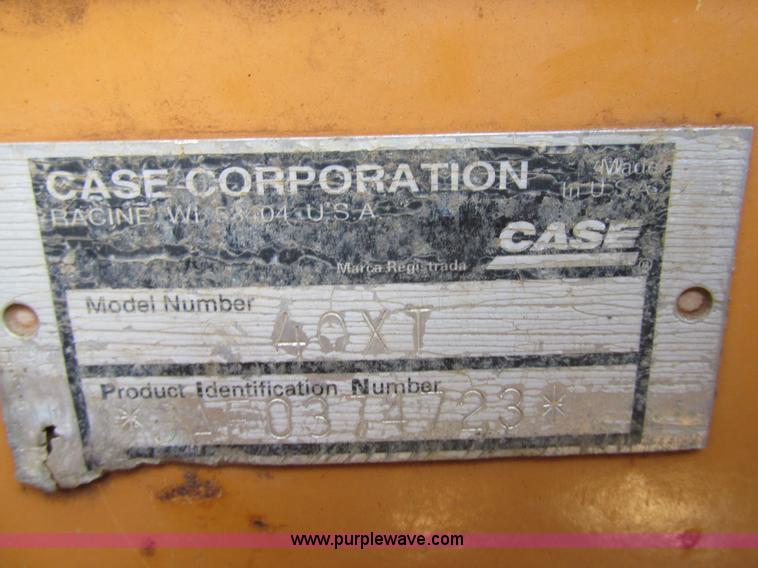 image for item K5210 2002 Case 40XT skid steer