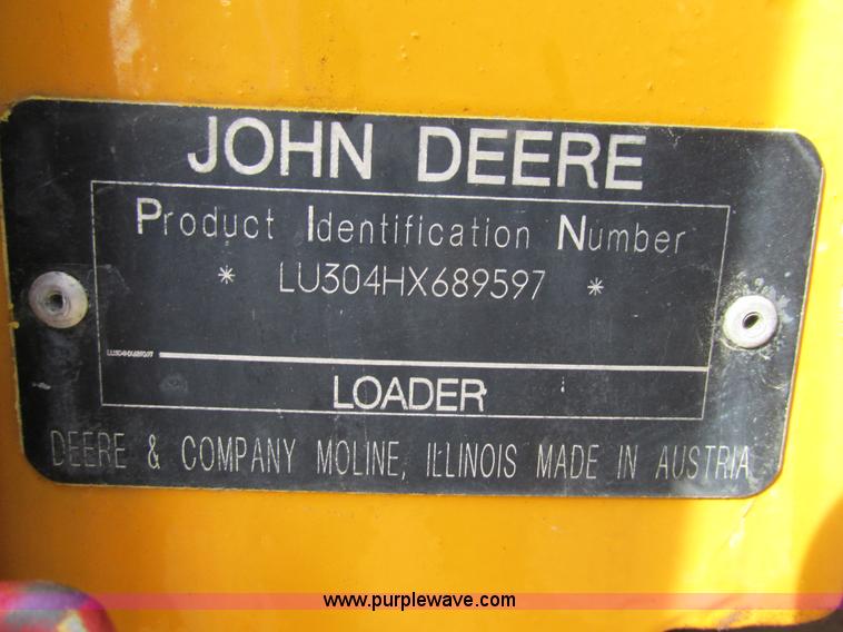 image for item K5211 2004 John Deere 304H wheel loader