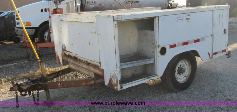 image for item K5220 1997 Shop built utility bed trailer