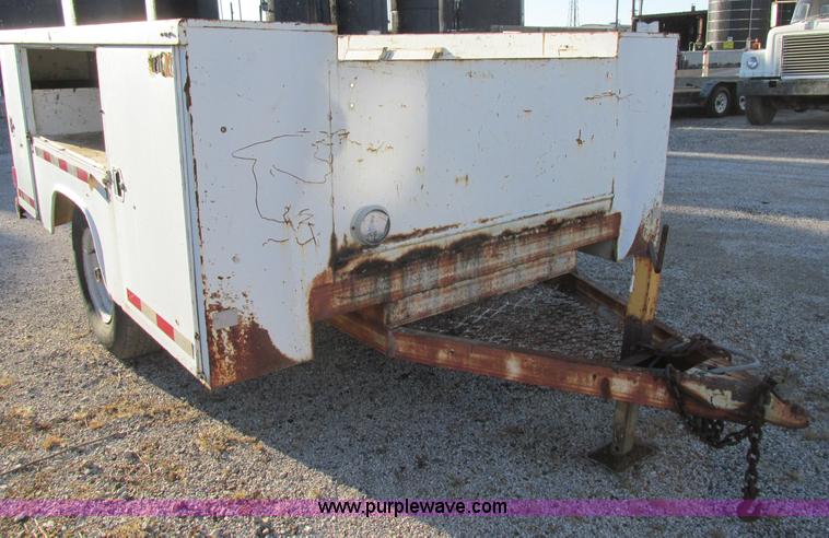 image for item K5220 1997 Shop built utility bed trailer