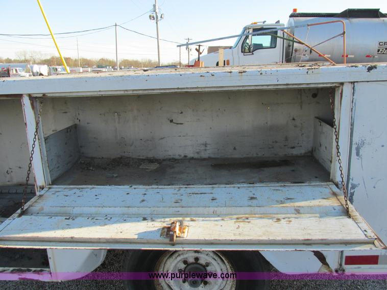 image for item K5220 1997 Shop built utility bed trailer