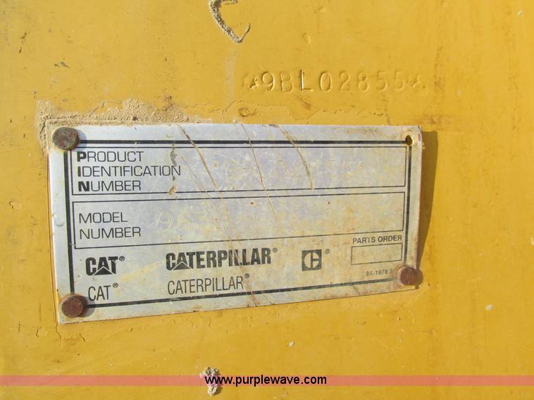 image for item K5242 1998 Caterpillar 963B track loader