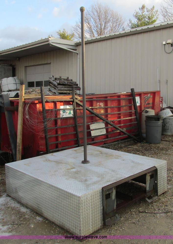 image for item K5245 Skid steer platform and flag pole display