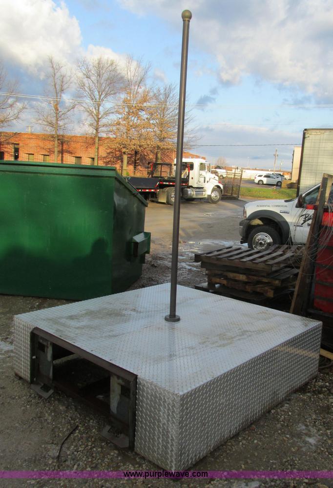 image for item K5245 Skid steer platform and flag pole display