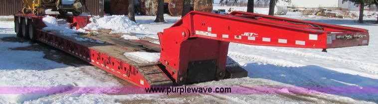 image for item L1838 2012 Jet lowboy equipment trailer