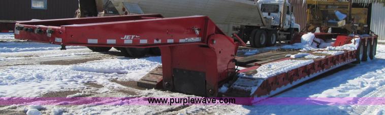 image for item L1838 2012 Jet lowboy equipment trailer