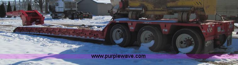 image for item L1838 2012 Jet lowboy equipment trailer