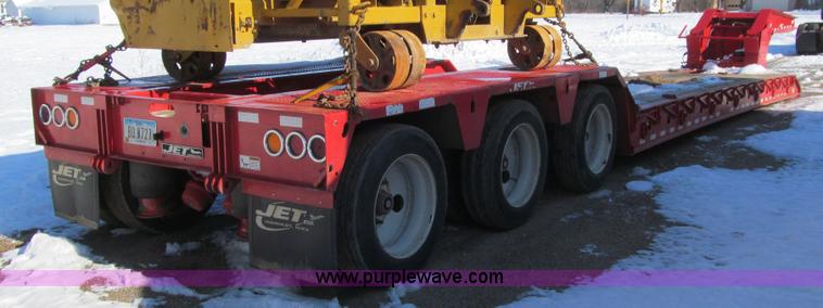 image for item L1838 2012 Jet lowboy equipment trailer