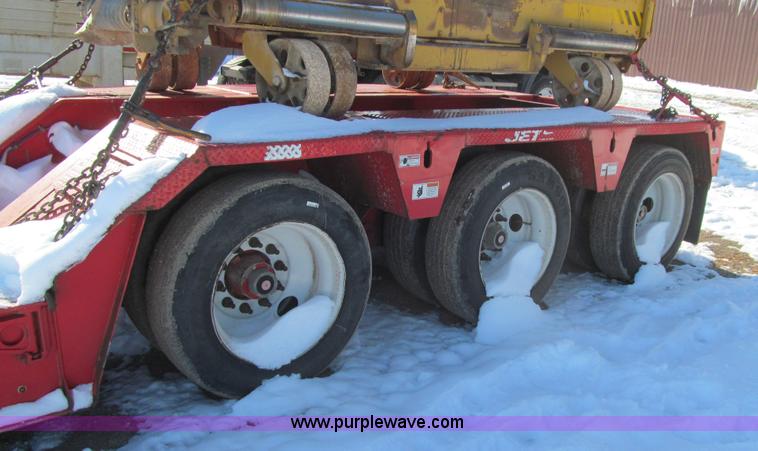 image for item L1838 2012 Jet lowboy equipment trailer