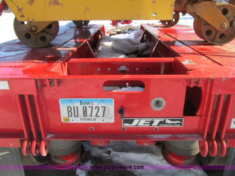 image for item L1838 2012 Jet lowboy equipment trailer