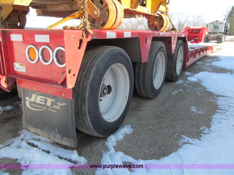image for item L1838 2012 Jet lowboy equipment trailer