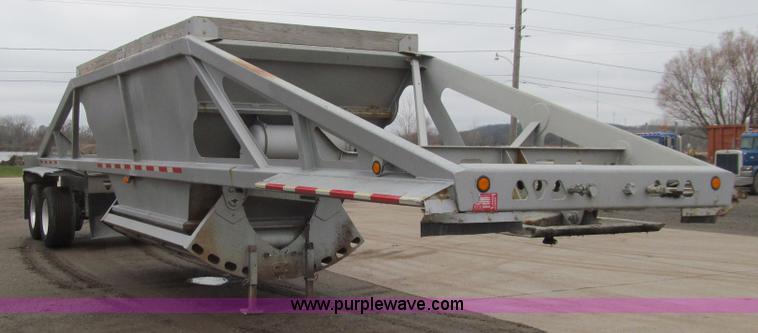 image for item L1849 1999 Trail King bottom dump trailer