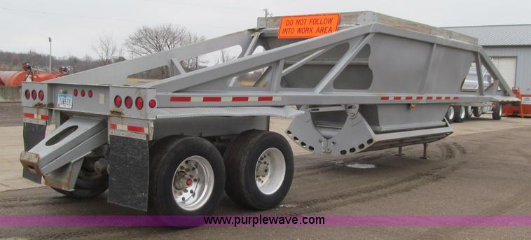 image for item L1849 1999 Trail King bottom dump trailer
