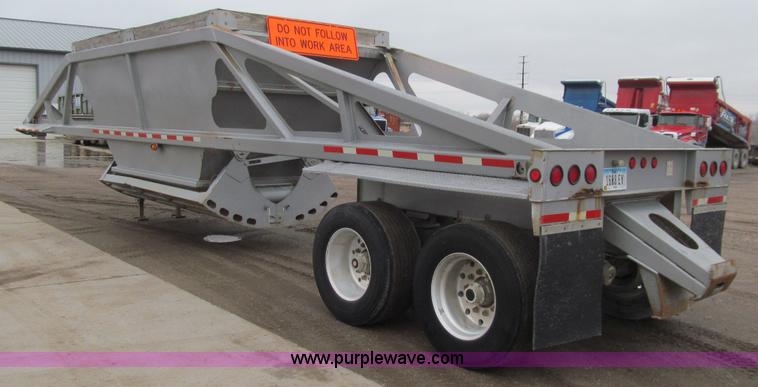 image for item L1849 1999 Trail King bottom dump trailer