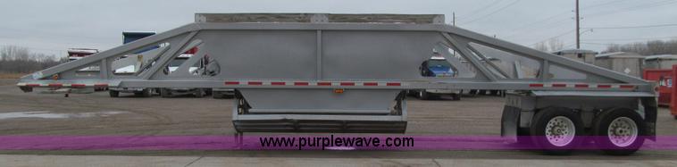 image for item L1849 1999 Trail King bottom dump trailer
