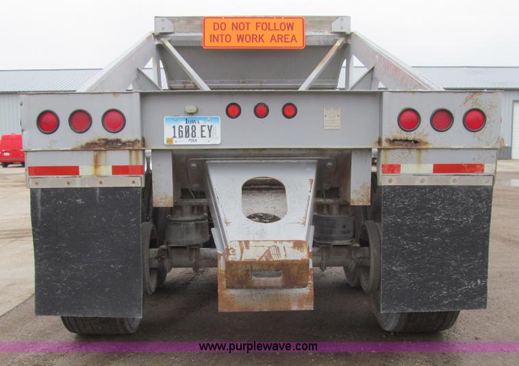 image for item L1849 1999 Trail King bottom dump trailer