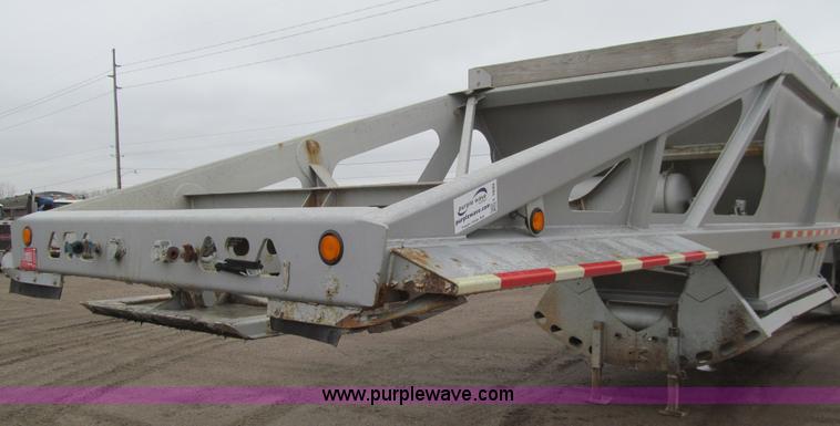 image for item L1849 1999 Trail King bottom dump trailer