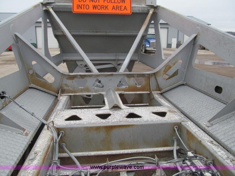 image for item L1849 1999 Trail King bottom dump trailer