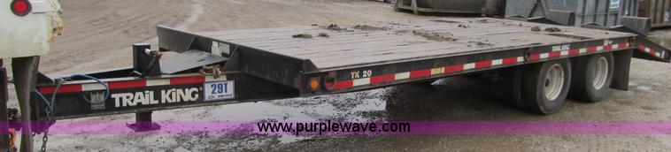 image for item L1851 2008 Trail King TK-20LP-2400 equipment trailer