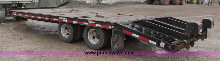 image for item L1851 2008 Trail King TK-20LP-2400 equipment trailer