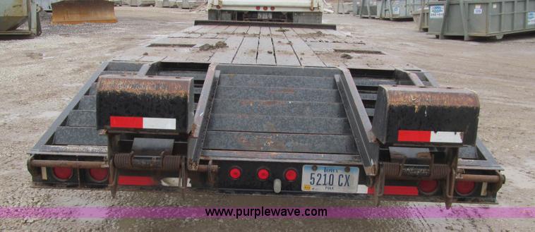 image for item L1851 2008 Trail King TK-20LP-2400 equipment trailer