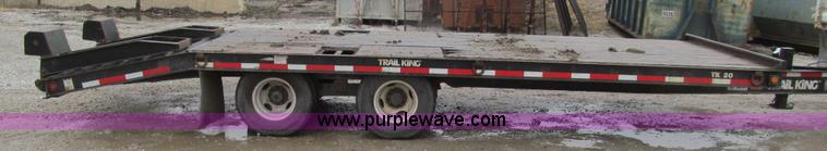 image for item L1851 2008 Trail King TK-20LP-2400 equipment trailer
