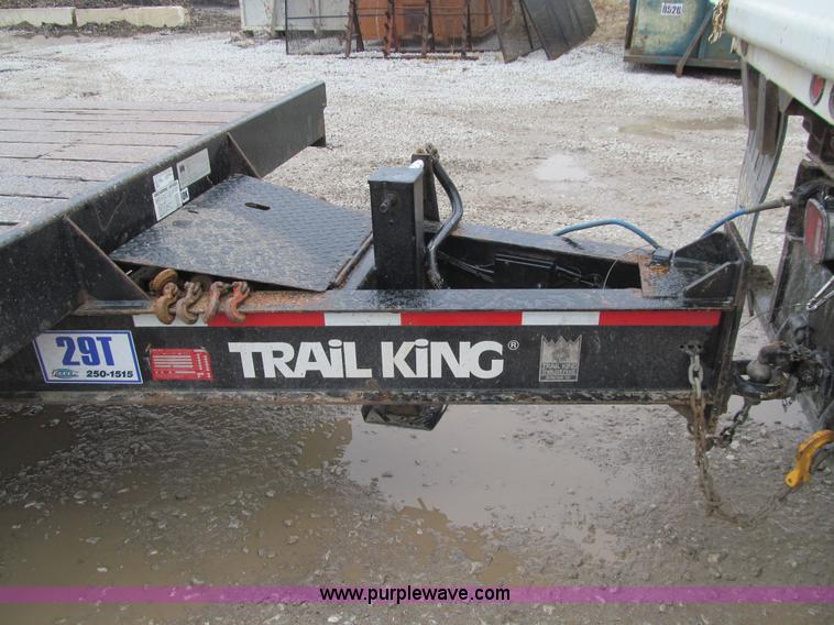 image for item L1851 2008 Trail King TK-20LP-2400 equipment trailer