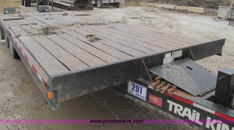 image for item L1851 2008 Trail King TK-20LP-2400 equipment trailer