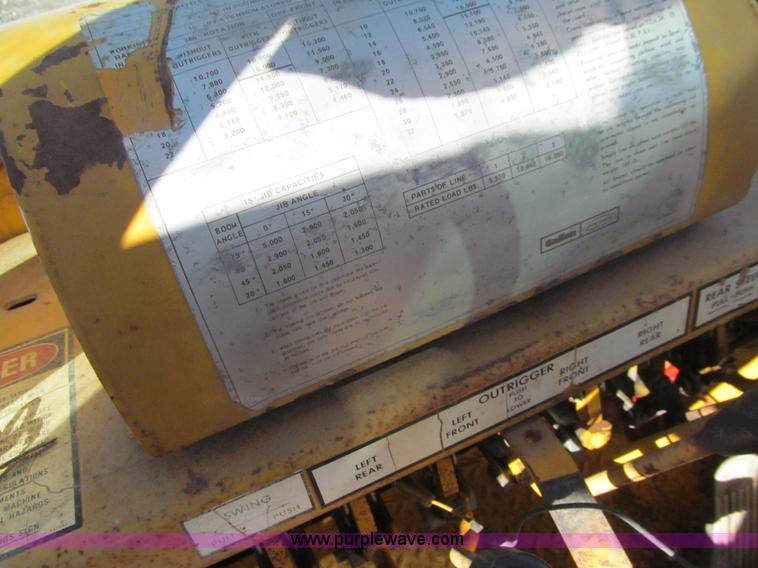 image for item L1953 1979 Galion 80 rough terrain crane