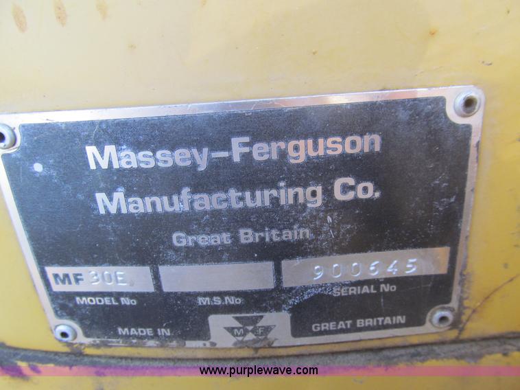 image for item L1954 Massey Ferguson 30E tractor