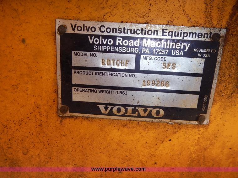 image for item L3600 Volvo DD70HF double drum roller