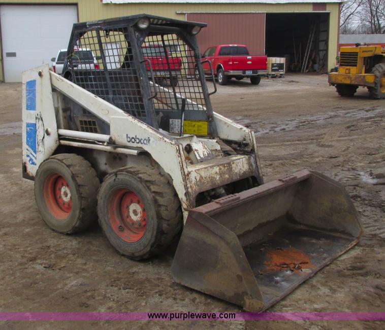 image for item L3894 1988 Bobcat 743 skid steer