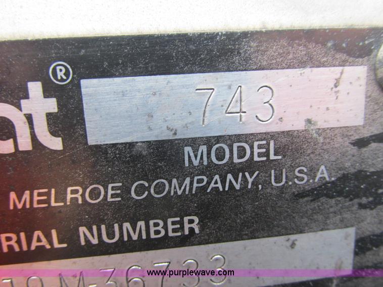 image for item L3894 1988 Bobcat 743 skid steer